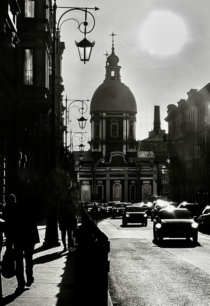 На улице Пестеля г. Санкт-Петербург