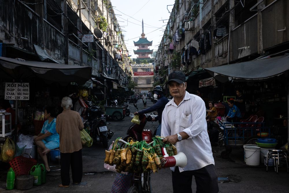Old apartment , old town
