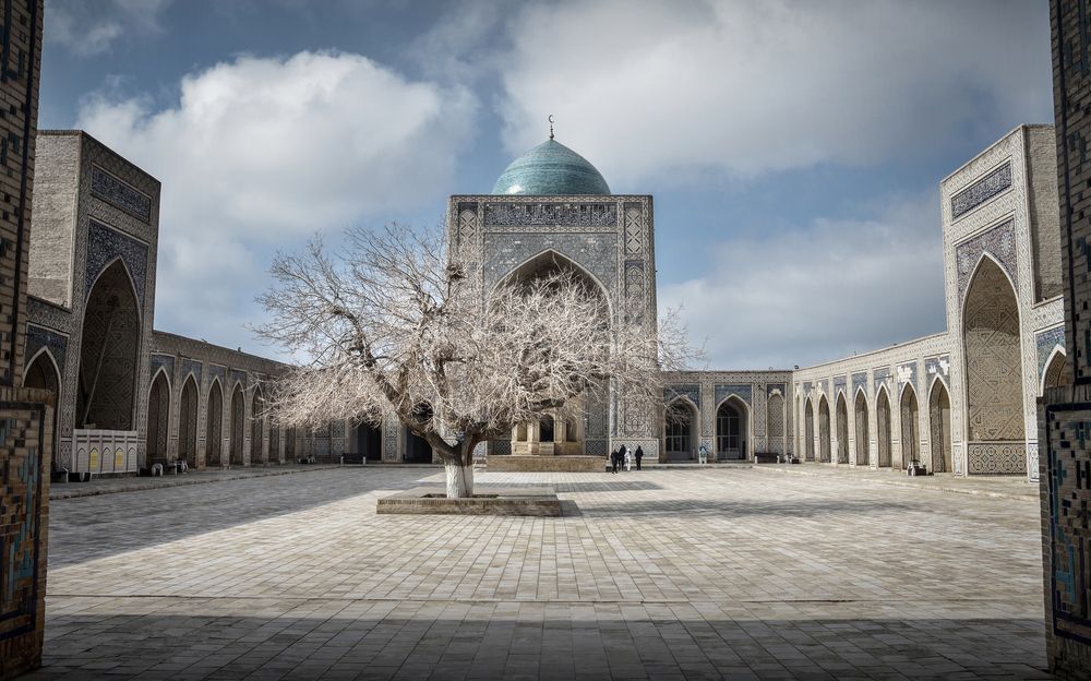 Зима в Бухаре