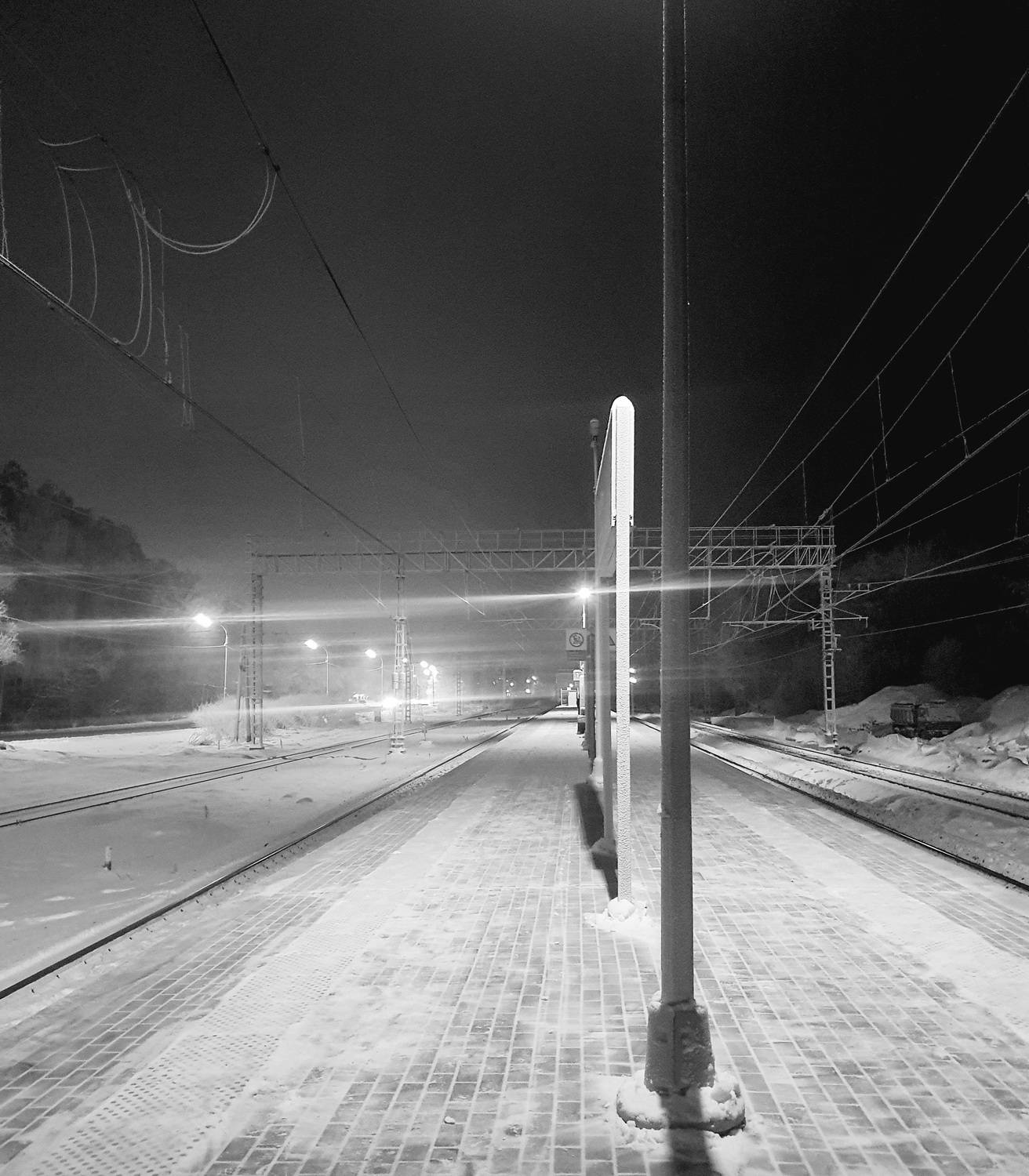 Ночной перрон