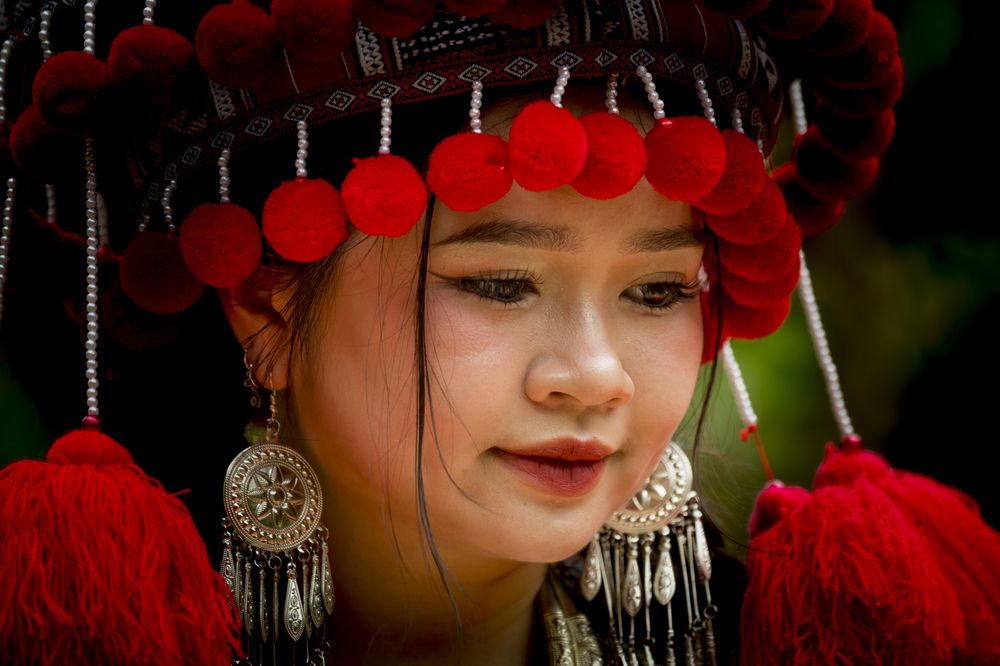 Портрет молодой вьетнамской девушки