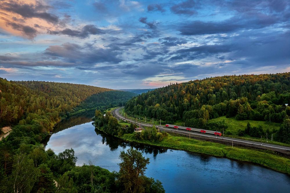 Красота, а он спешит