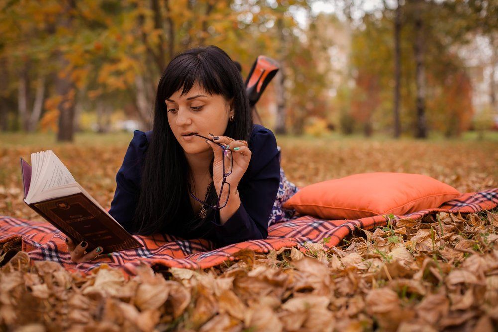 Увлечённая книгой