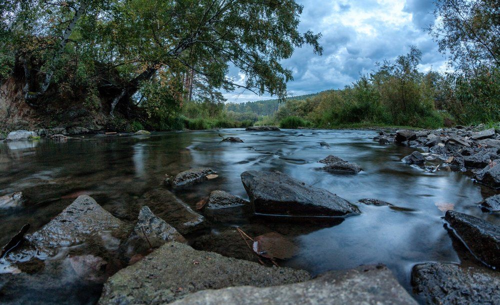 Сибирская река Басандайка
