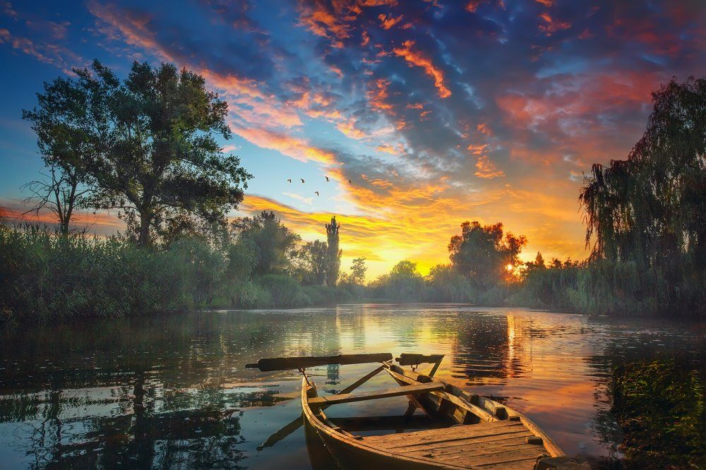 закат над ериком Ангелинским