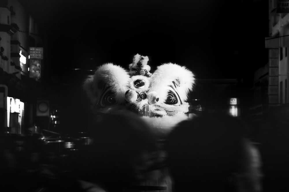 Penang Temple Fair: Shadows of the Lion Dance