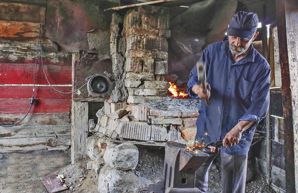The horseshoe is ready