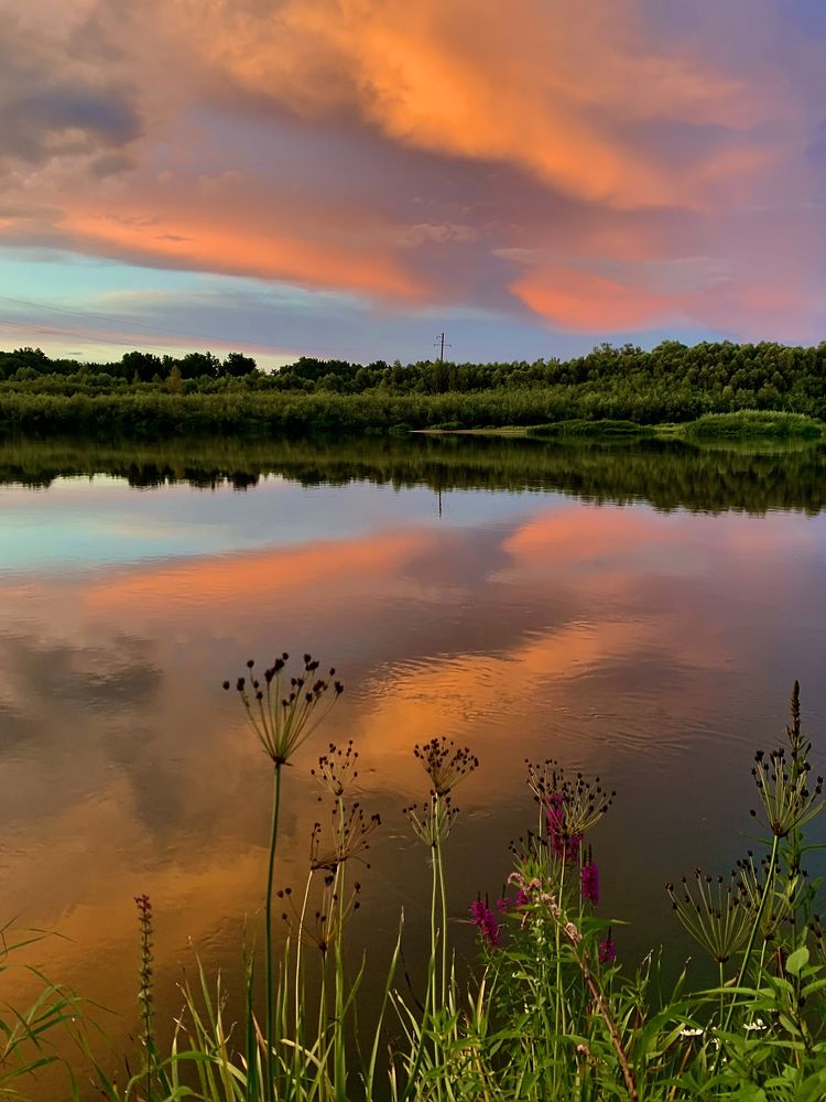Оранжевый закат
