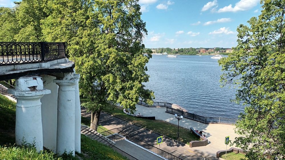 Волжская набережная. Ярославль