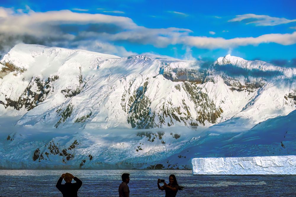 On the Deck of a Cruise Ship