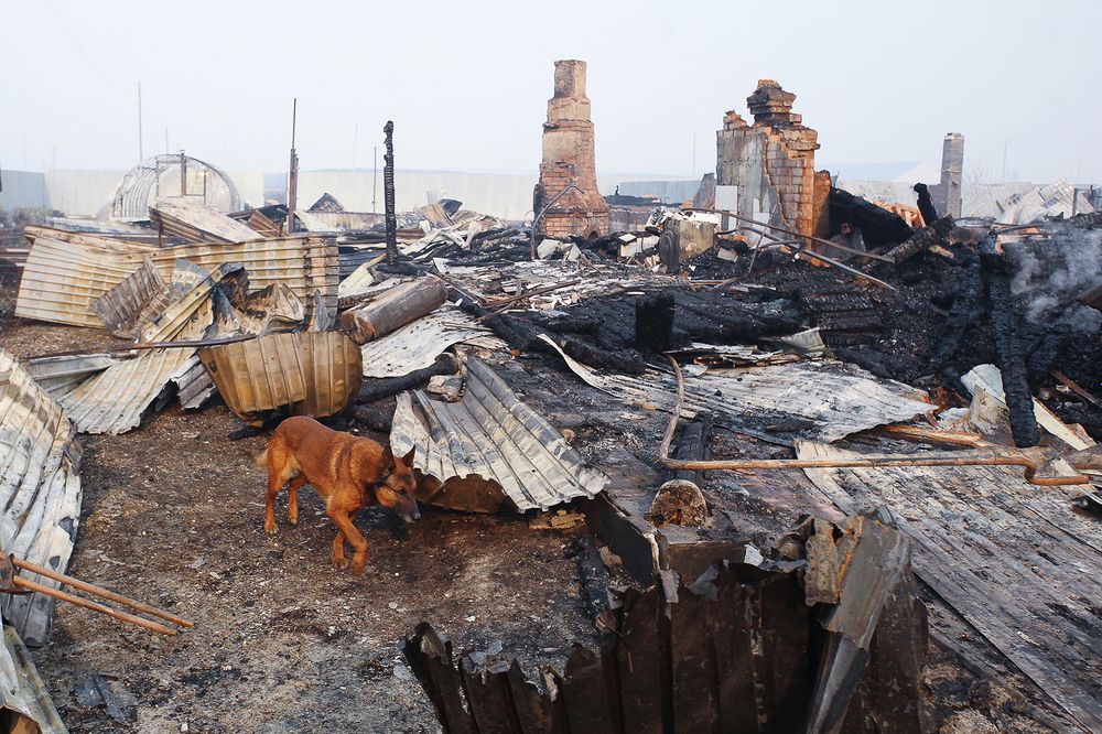 После пожара