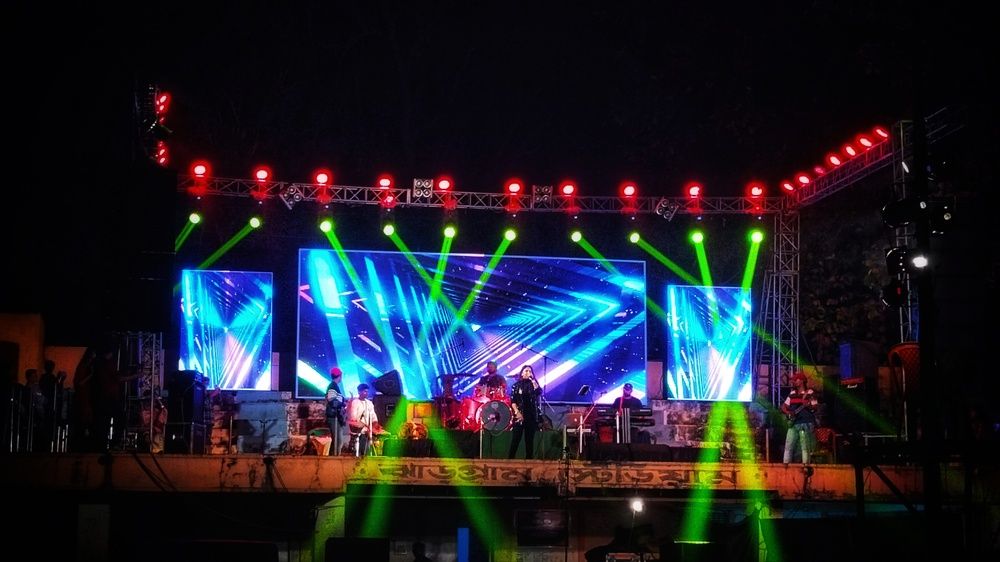 The Display of light and music