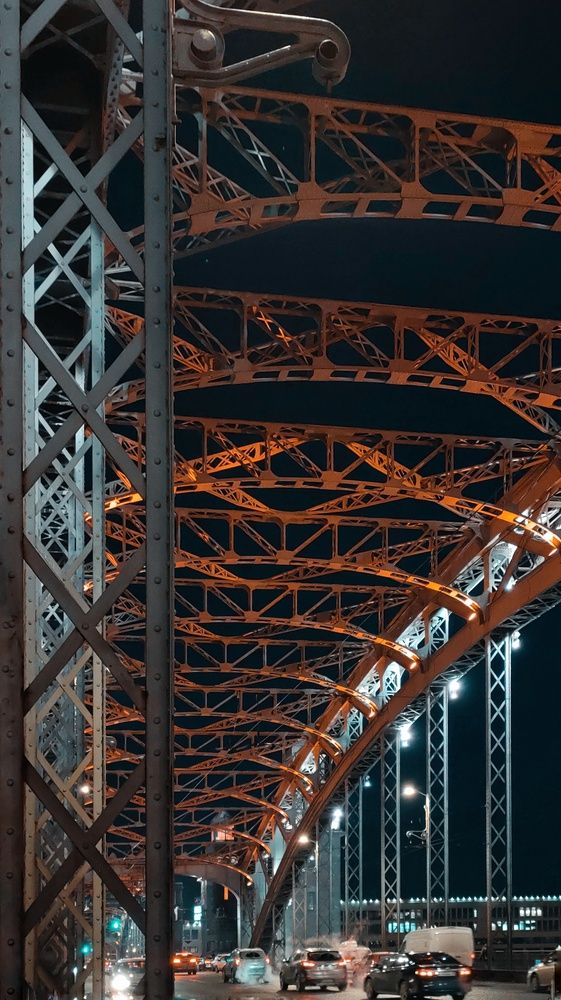 Мост Петра Великого в Санкт-Петербурге
