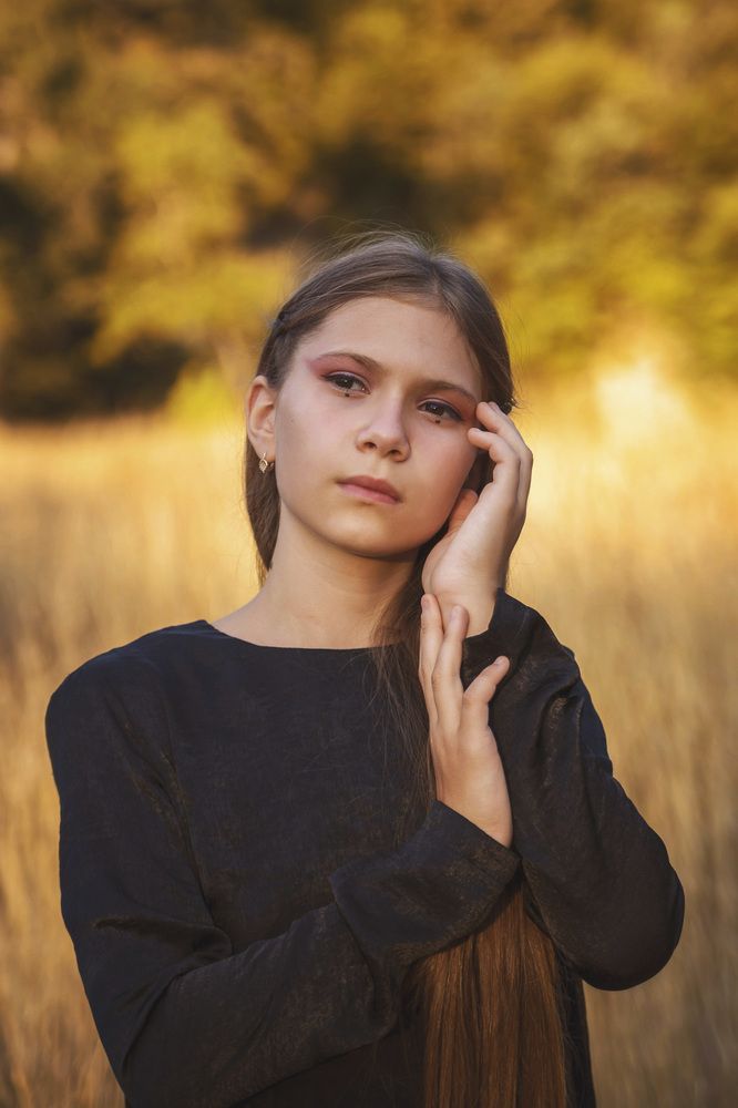 На закате...