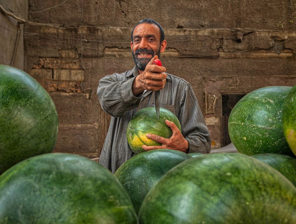 Summer Watermelon. The taste of joy.