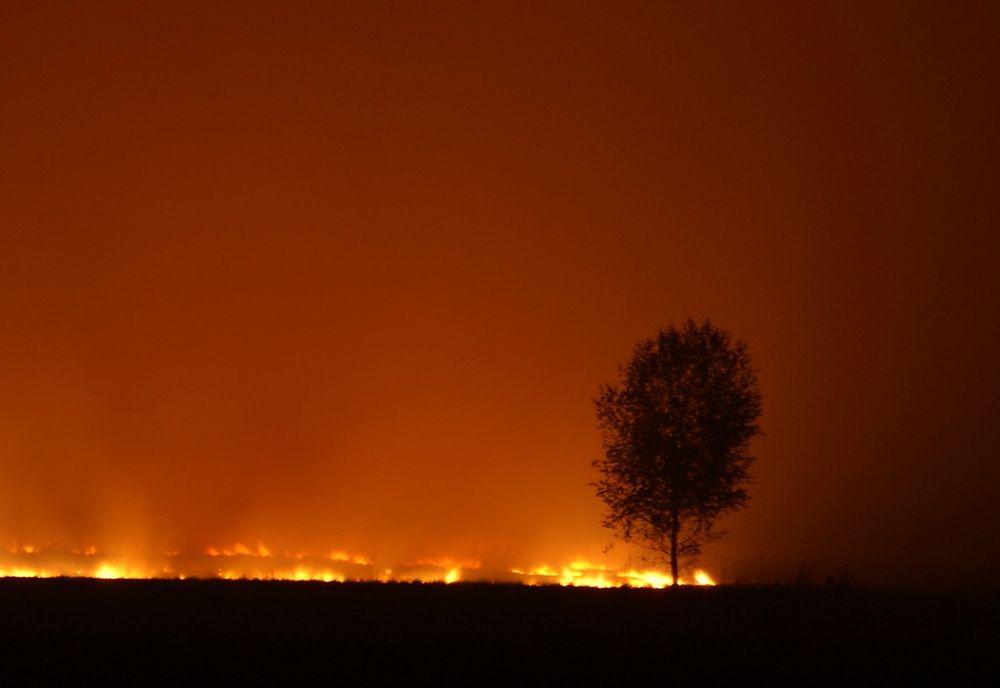 На едине с огнём