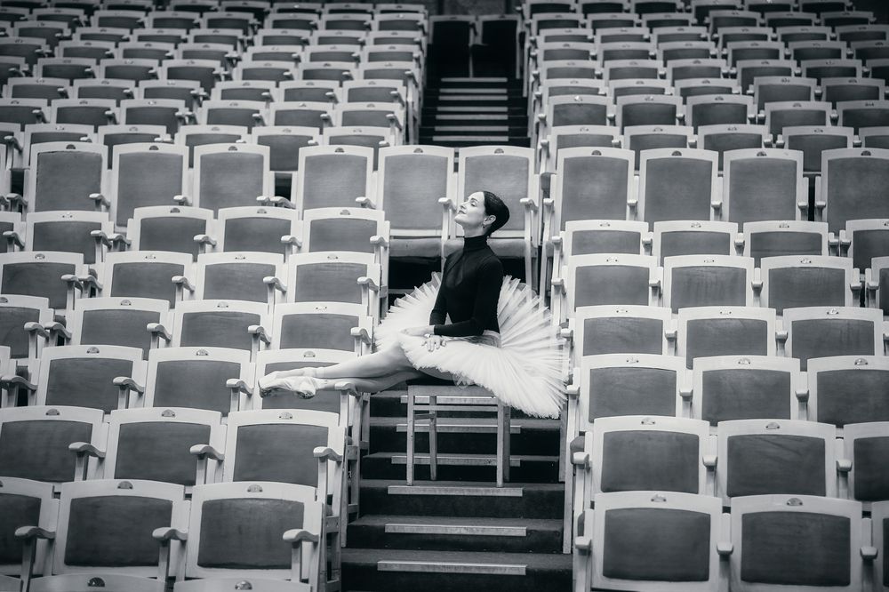 После репетиции перед премьерой балета Раймонда