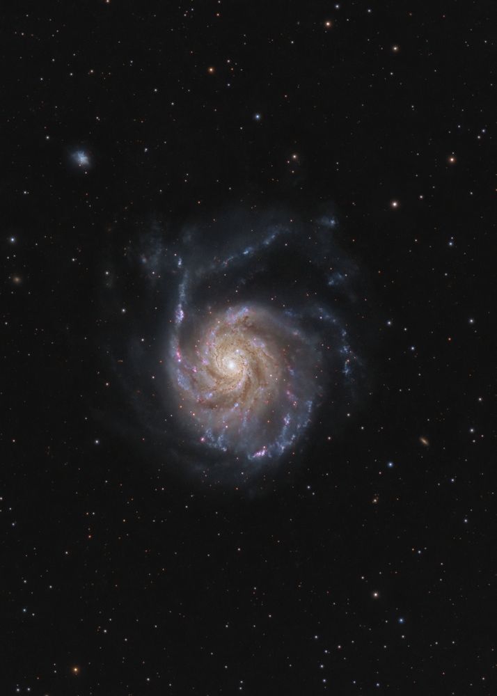 The Pinwheel Galaxy (М101) and supernova SN 2023ixf