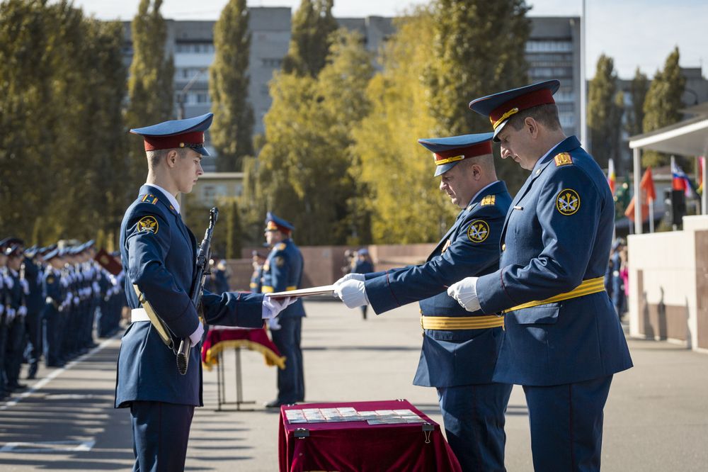 Принятие присяги курсантами 1-го курса