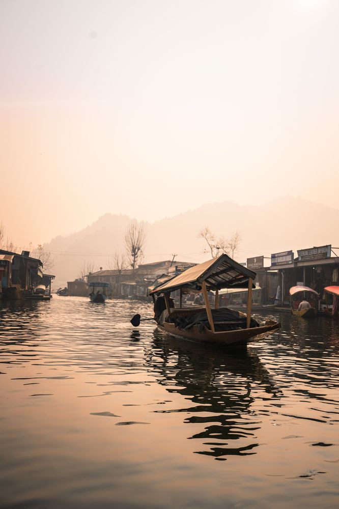Floating Market dal lake Kashmir