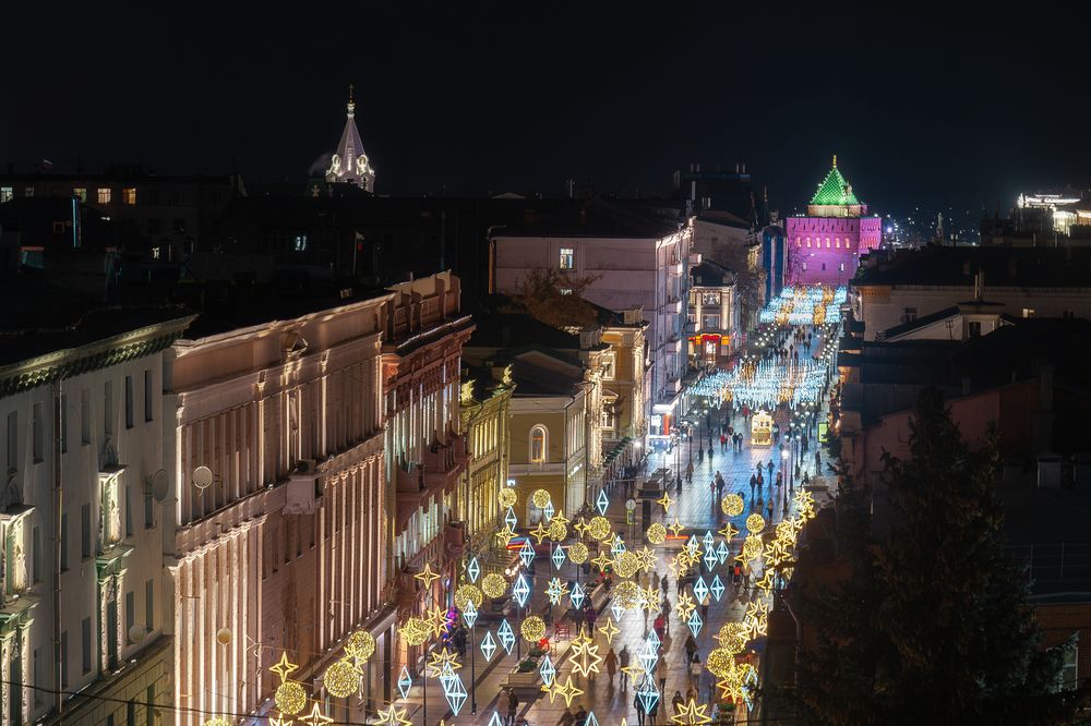 Ночной Нижний Новгород