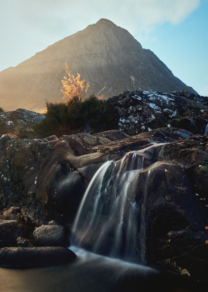 Etive Mor Waterfall