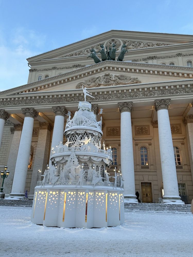 Зима, Москва