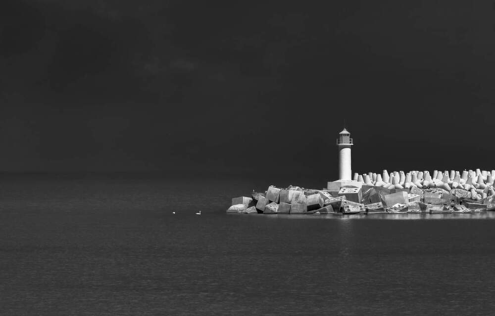 Ventspils lighthouse, Latvia.