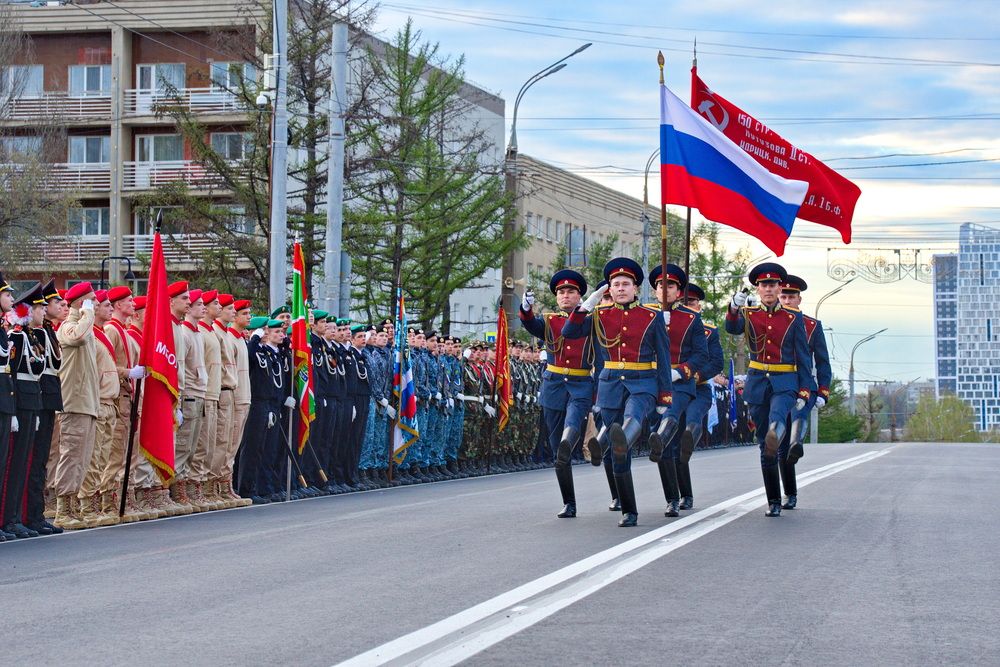 Победным маршем!