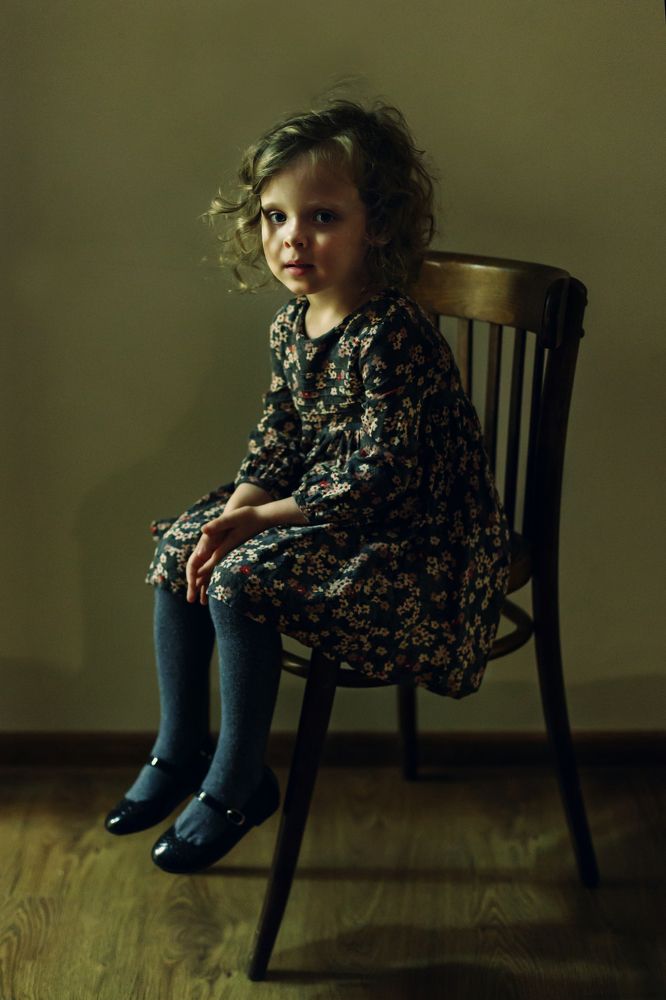 Girl on the chair