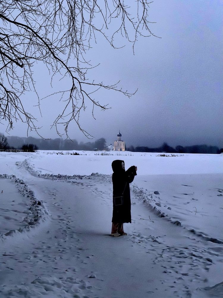 Храм Покрова на Нерли. Зимнее солнцестояние