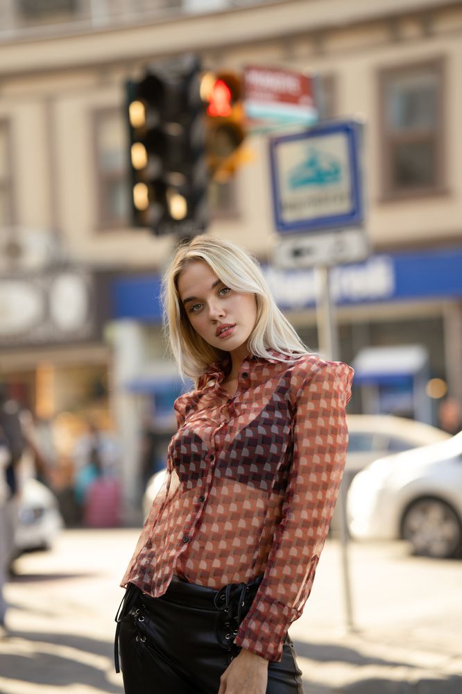 Portrait of Olga in the Heart of Istanbul