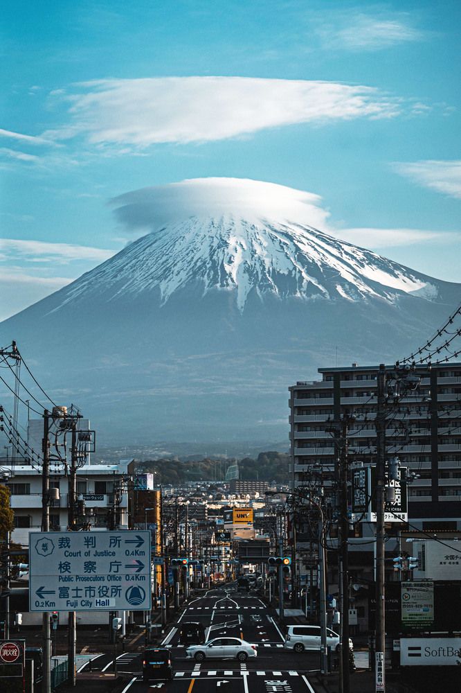 Lenticular Cloud over Mt Fuji