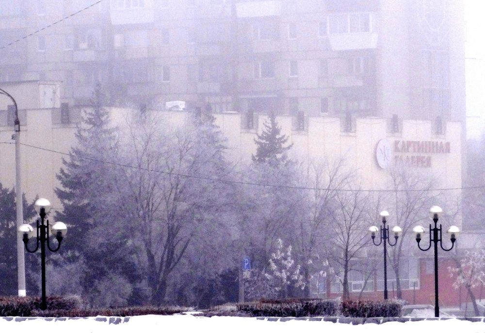 Город в тумане