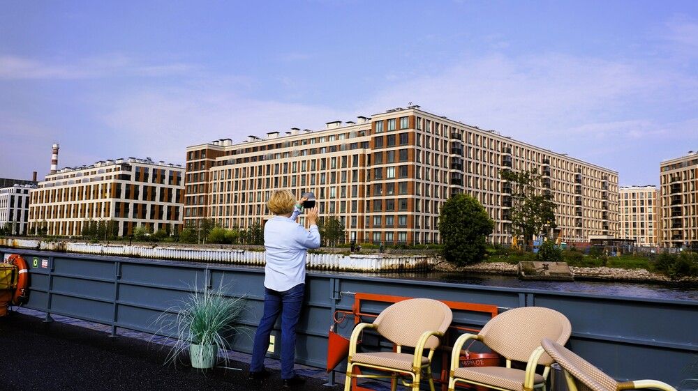 «Петровский Квартал на воде» в Петроградском районе Санкт-Петербурга, на Петровском острове