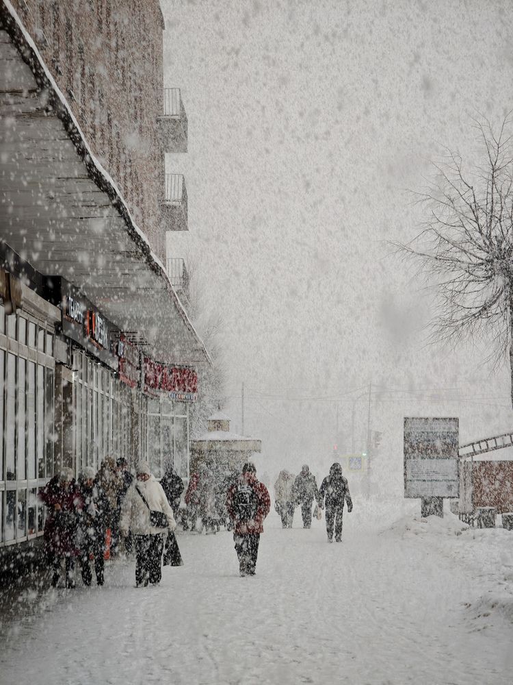 Зима в городе