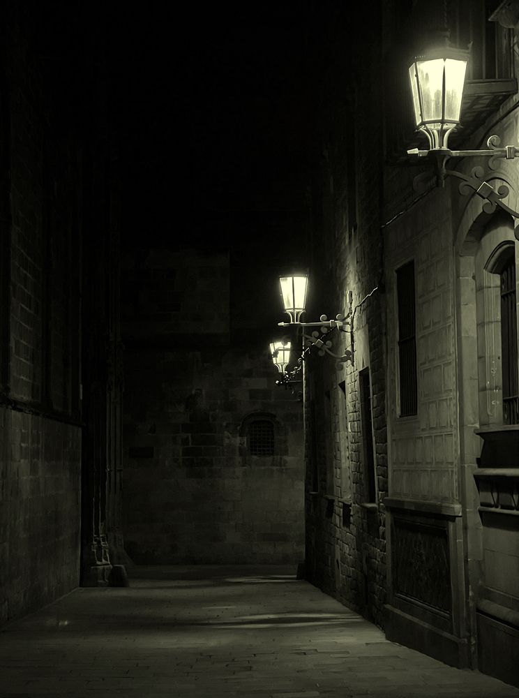 Barcelona at night