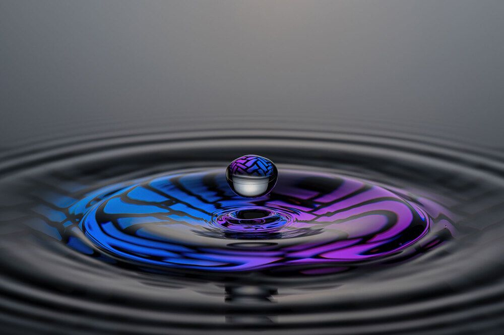 Узоры на воде.