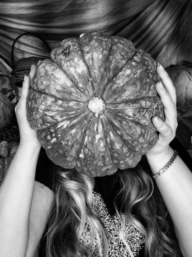 Женщина тыква