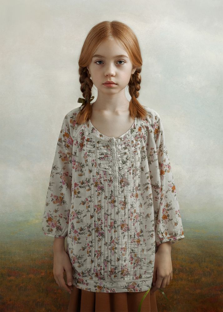 Девочка в цветах