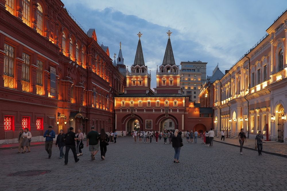 Воскресенские ворота Москвы.