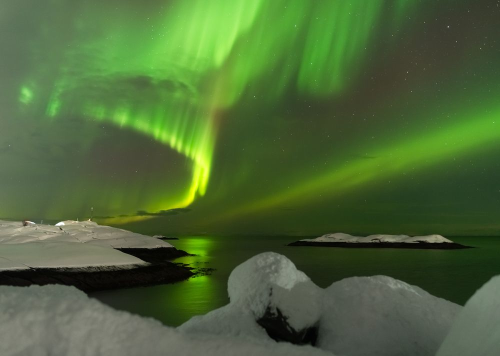 Northern Lights from Sakrisoy, Norway
