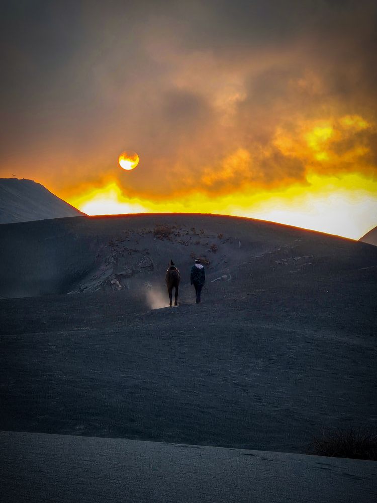 Sunset at Bromo