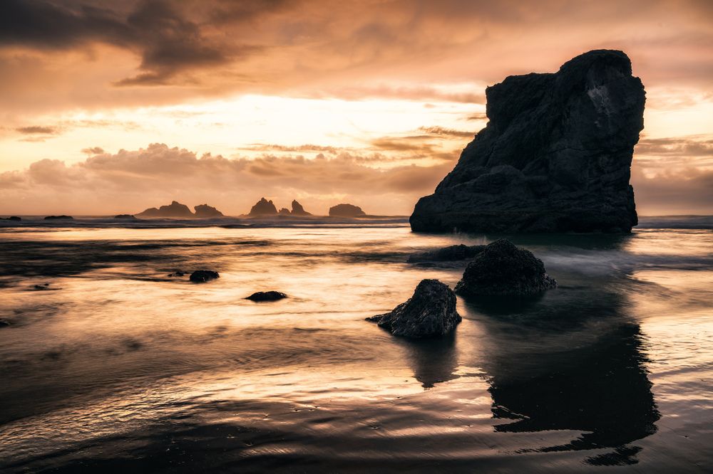 Bandon beach in Oregon