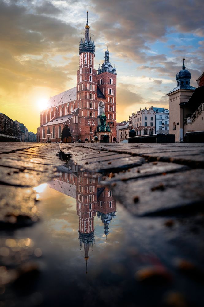 St. Mary's Basilica – Reflections of Kraków