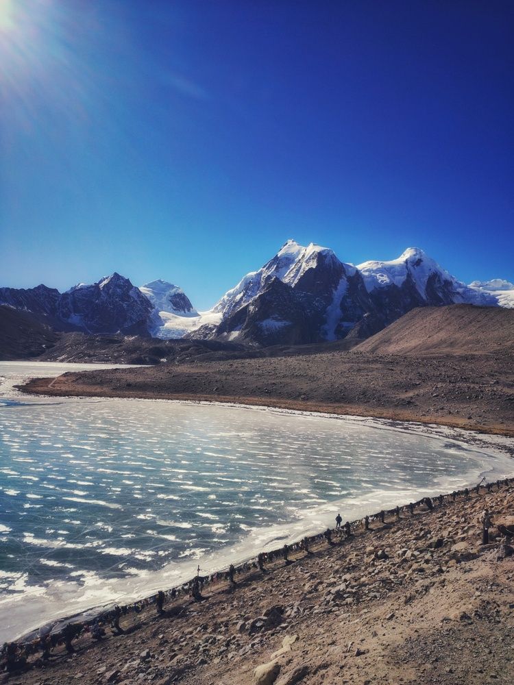 Gurudongmar lake