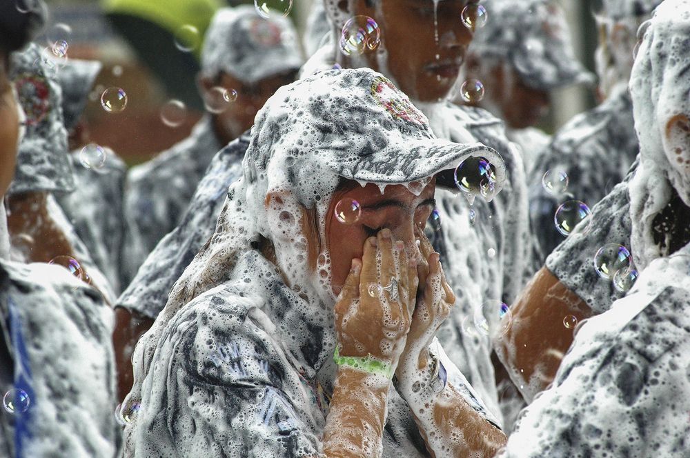Formatura bombeiros mirins