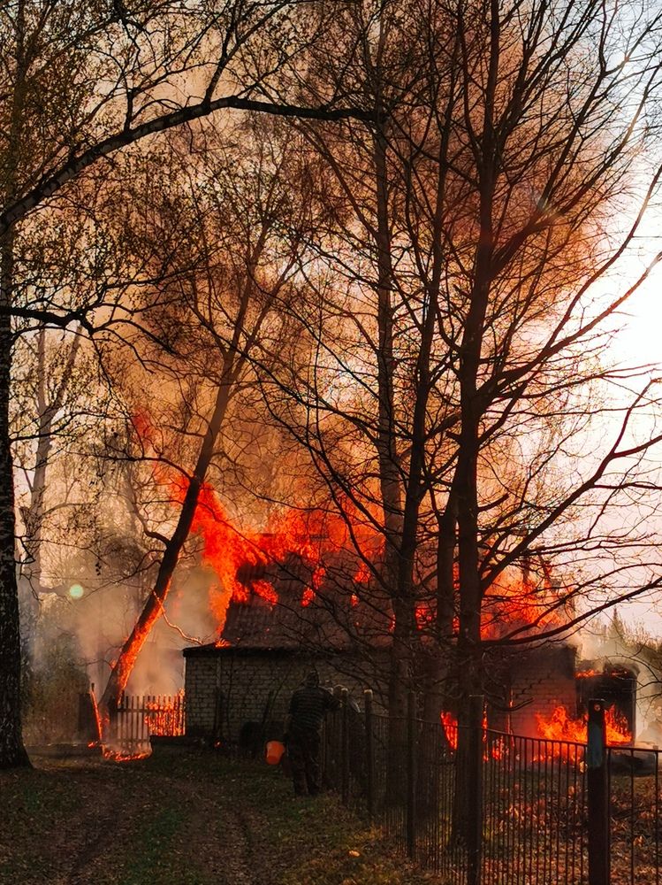 Пожар на даче