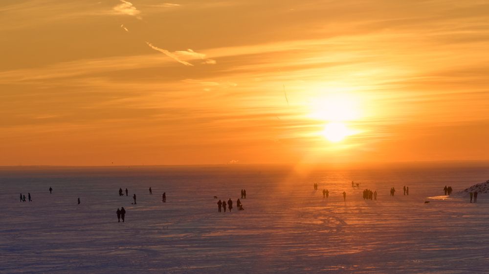 Прогулка на закате