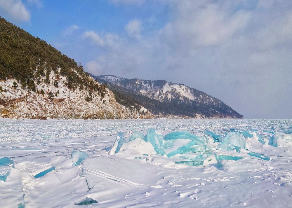 Торосы Байкала.